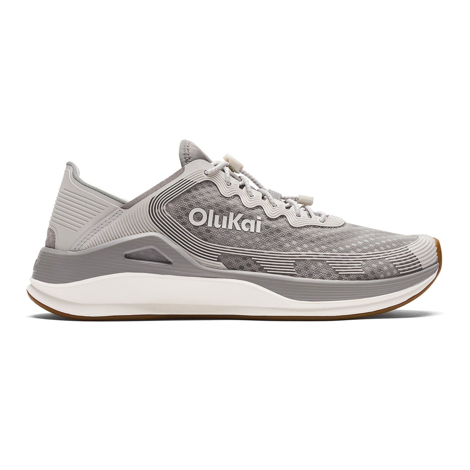 Olukai Ash/Sterling 'Ahi Men's Performance Marine Shoes 10554-AU6L