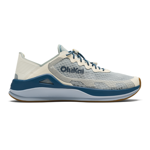 Olukai Blue Pearl/White Sand Ahi Men's Performance Marine Shoes 10554-ELWS