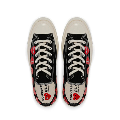 COMME DES GARÇONS X Converse  Multi Heart Chuck 70 Lo Top