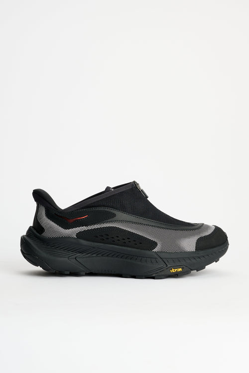 HOKA U Project Transport TS Black / White
