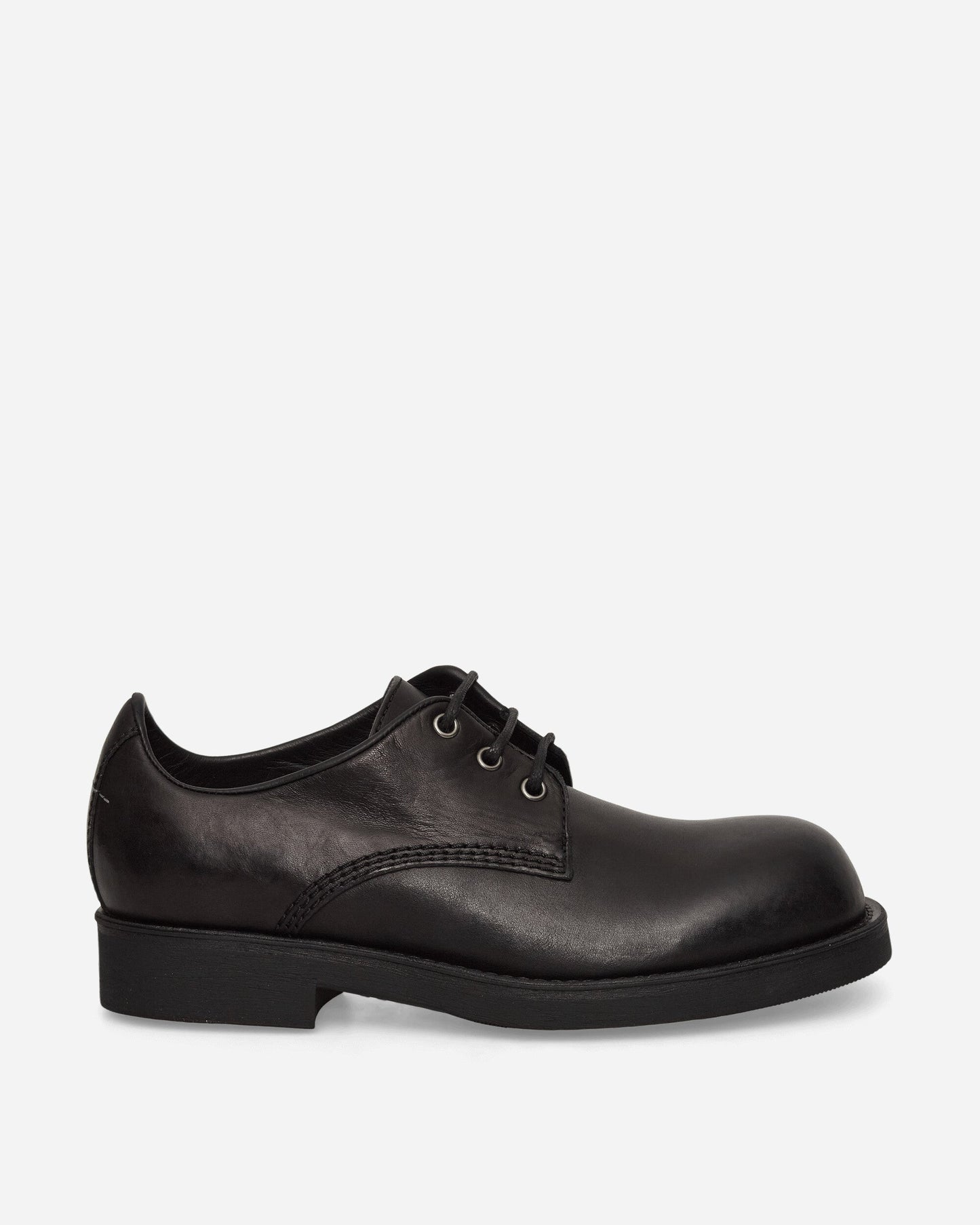 Leather Derby Shoes Black