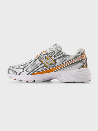 New Balance 740 Sneakers | White/Classic Orange